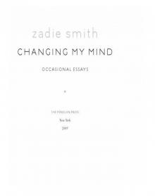 Changing My Mind: Occasional Essays Read online